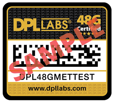 DPL Certification Label Sample