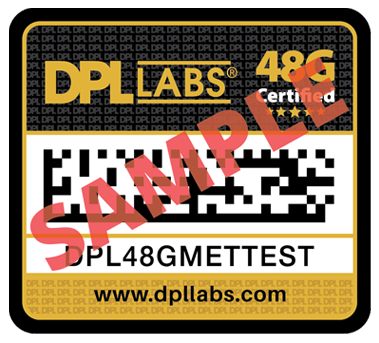 DPL Certification Label Sample